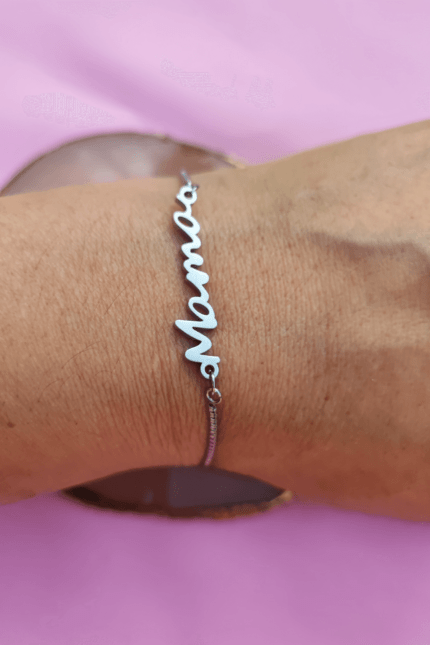 pulsera con dije mama