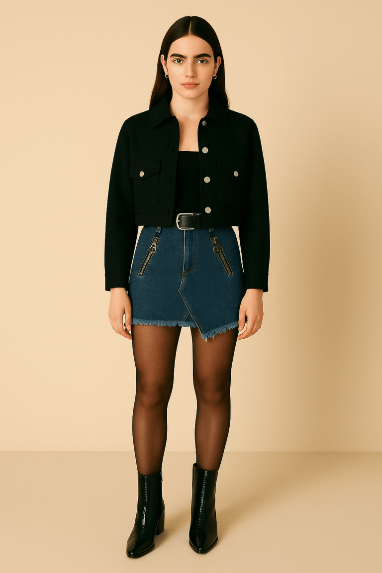 outfits para discoteca con mini